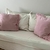 (LG) Dos almohadones nuevos de terciopelo rosa de Casa Almacen / 60x60