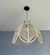 (SF) Dos lámparas colgantes de hilo de Algodón color offwhite y natural / 44x76