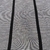 (ID) Alfombra rayas blanco y negro de la linea lavable / 150 x 300