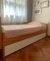 (MG) Dos camas paraíso enchapado con blanco laqueado/ una con carro. Sin colchones / 85 x 190 (para colchón de 80 x 180) - comprar online