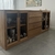 (DL) Mueble/vajillero de petiribi con puertas y cajones / 240x50x100