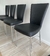 (MW) 4 sillas y 2 cabeceras italianas tapizadas en ecocuero negro / 53x50x49/68/85 y 44x44x49/85 - comprar online