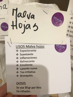 Malva Hojas 100gr - comprar online