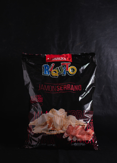 PAPAS RIQUITO JAMÓN SERRANO X 400 GRS