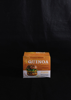 HAMBURGUESAS VEGETARIANAS CASERIANA QUINOA CON CORIANDRO X 4 UNIDADES