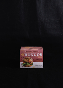 HAMBURGUESAS VEGETARIANAS CASERIANA HONGOS CON TOMILLO X 4 UNIDADES