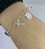 PULSERA CON DIJES EN ACERO DORADO O ACERO BLANCO - comprar online