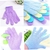 2 Piezas Guantes Exfoliantes Corporales Guantes De Ducha Esponja Vegetal Corea Del Sur - comprar online