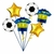 GLOBOS DE HELIO X 5 PCS RIVER O BOCA