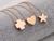 Cadena aceroncon dijes corazon cruz o estrella - comprar online