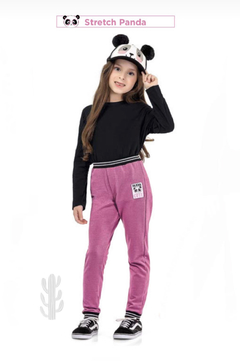 Calça rosa Panda