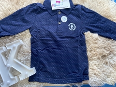 Camisa Polo com Bordado Brandili - Kauanjinho Baby