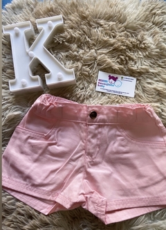 Shorts Brandili Rosa com ajuste lateral