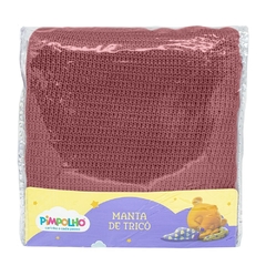 Manta Tricot Pimpolho - Kauanjinho Baby