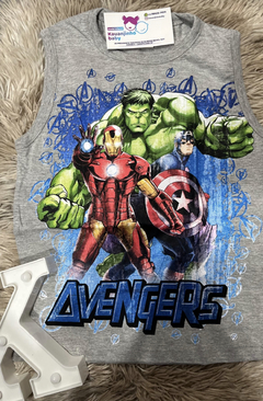 Regata cinza Avengers Marvel