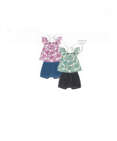 Conjunto bata + Saia/shorts - comprar online