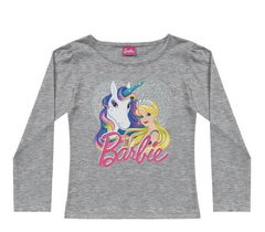 Camiseta manga longa Barbie