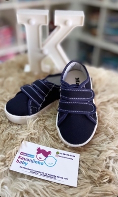 Tênis com velcro Azul Marinho - comprar online