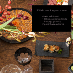 Kit NI (para 4 lugares a mesa) - Linha Flor de Cerejeira - comprar online
