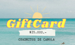 GIFT CARD - TARJETA DE REGALO - $15.000.- - comprar online