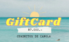 GIFT CARD - TARJETA DE REGALO - $7.000.- - comprar online