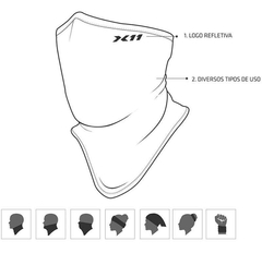 Necktube Protetor Pescoço Moto Bike Bandana Proteção Uv X11