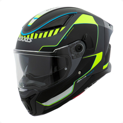 Capacete Axxis Panther Gale B3 Amarelo Flúor Preto na internet