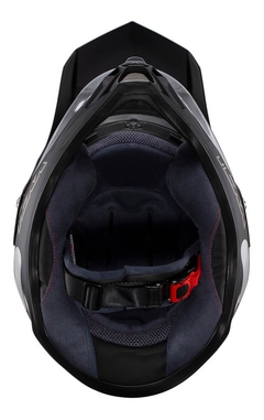 Imagem do Capacete Texx Carcara Solid Preto Bigtrail Trilha Com Pala