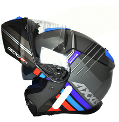 Imagem do Capacete Masculino Axxis Gecko Sv Robocop Epic B1 Preto