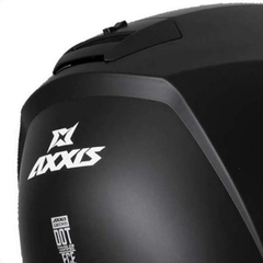 Capacete Gecko Sv Axxis Solid A1 Black Matte na internet