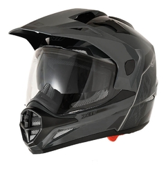 Capacete Motocross X11 Crossover Solides On E Off Road - loja online