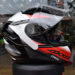 Capacete Axxis Segment Crox B5 Preto Vermelho Envio Imediato - Zum Acessórios para Motociclistas