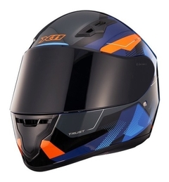 Capacete X11 Trust Moto Fechado C/ Viseita Extra Lançamento - comprar online