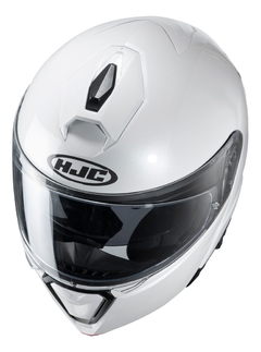 Capacete Hjc I90 Articulado Viseira Solar Branco - comprar online