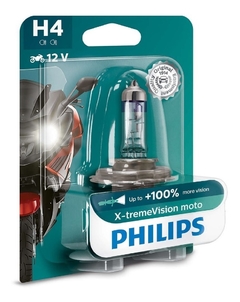 Philips Lampada Farol Moto H4 Xtreme Vision 60/55w +130% - comprar online
