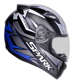 Capacete De Moto Masculino Ebf Spark Spot Fechado