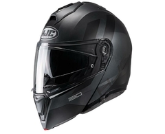 Capacete Hjc I90 Articulado Estamoteável Hjc I90 Syrex Preto