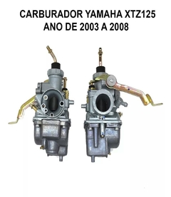 Carburador Yamaha Xtz 125 2005 A 2008 Modelo Original Novo - comprar online