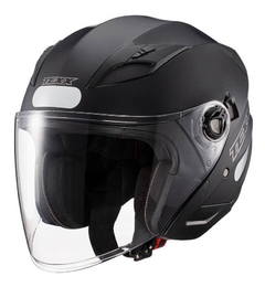 Capacete Aberto Texx Ugello Solid Dupla Viseira Solar Moto - comprar online