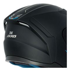 Capacete Axxis Segment Solid A1 Matt Black Preto Fosco - Zum Acessórios para Motociclistas