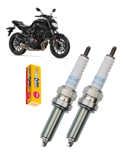 2 Velas Ngk Lmar8a-9 Ignição Yamaha Mt07 Mt-07 Mt 07 - loja online