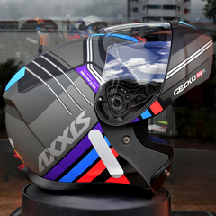 Capacete Masculino Axxis Gecko Sv Robocop Epic B1 Preto - loja online