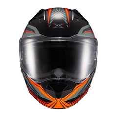 Capacete Texx Articulado Kratos Nomade Laranja Óculos Solar - loja online