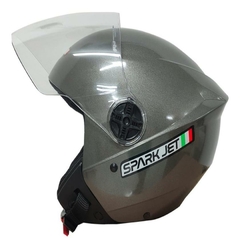 Capacete Aberto Ebf Spark Jet Chumbo Brilho 56 58 60 - Zum Acessórios para Motociclistas