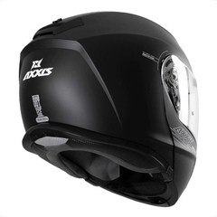 Capacete Gecko Sv Axxis Solid A1 Black Matte na internet