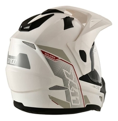 Capacete Motocross X11 Crossover Solides On E Off Road - Zum Acessórios para Motociclistas