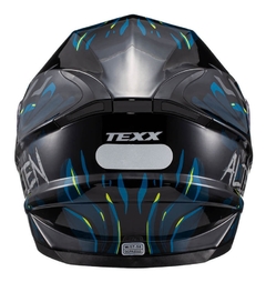 CAPACETE TEXX HAWK ALIEN - VERDE/DOURADO/AZUL na internet