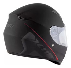 Imagem do Capacete X11 Trust Solides Preto Fosco Motociclista