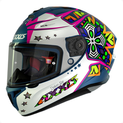 Capacete Axxis Segment Star C7 Azul Color - comprar online