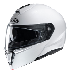 Capacete Hjc I90 Articulado Viseira Solar Branco